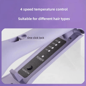 Hair Curling Iron 32mm Deep Wave Hair Curler 4 Temperature Adjustable Fast Heating Crimping Iron Styler Wand For All Hair Style